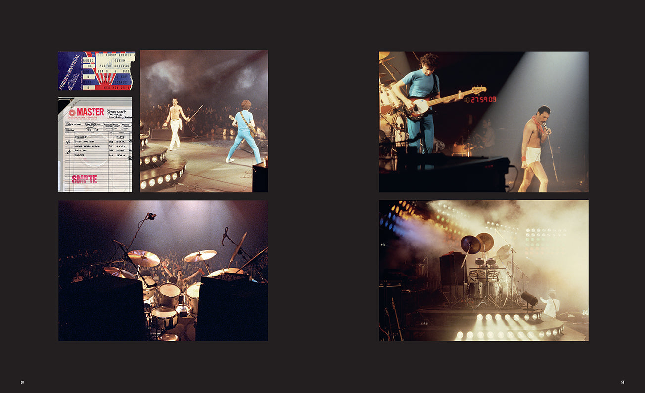 Hardcover book titled Queen Uncovered by Insight Editions with detailed cover art.