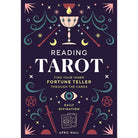 Hardcover reading tarot guidebook by Insight Editions with detailed card images and instructions for tarot reading.