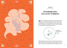 Hardcover book titled "Reading Tea Leaves" by Insight Editions, showing the book cover with intricate tea leaf illustrations.