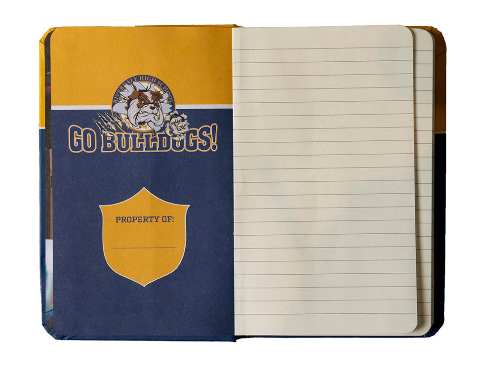 Hardcover Riverdale Ruled Pocket Journal by Insight Editions with lined pages and a decorative cover design.