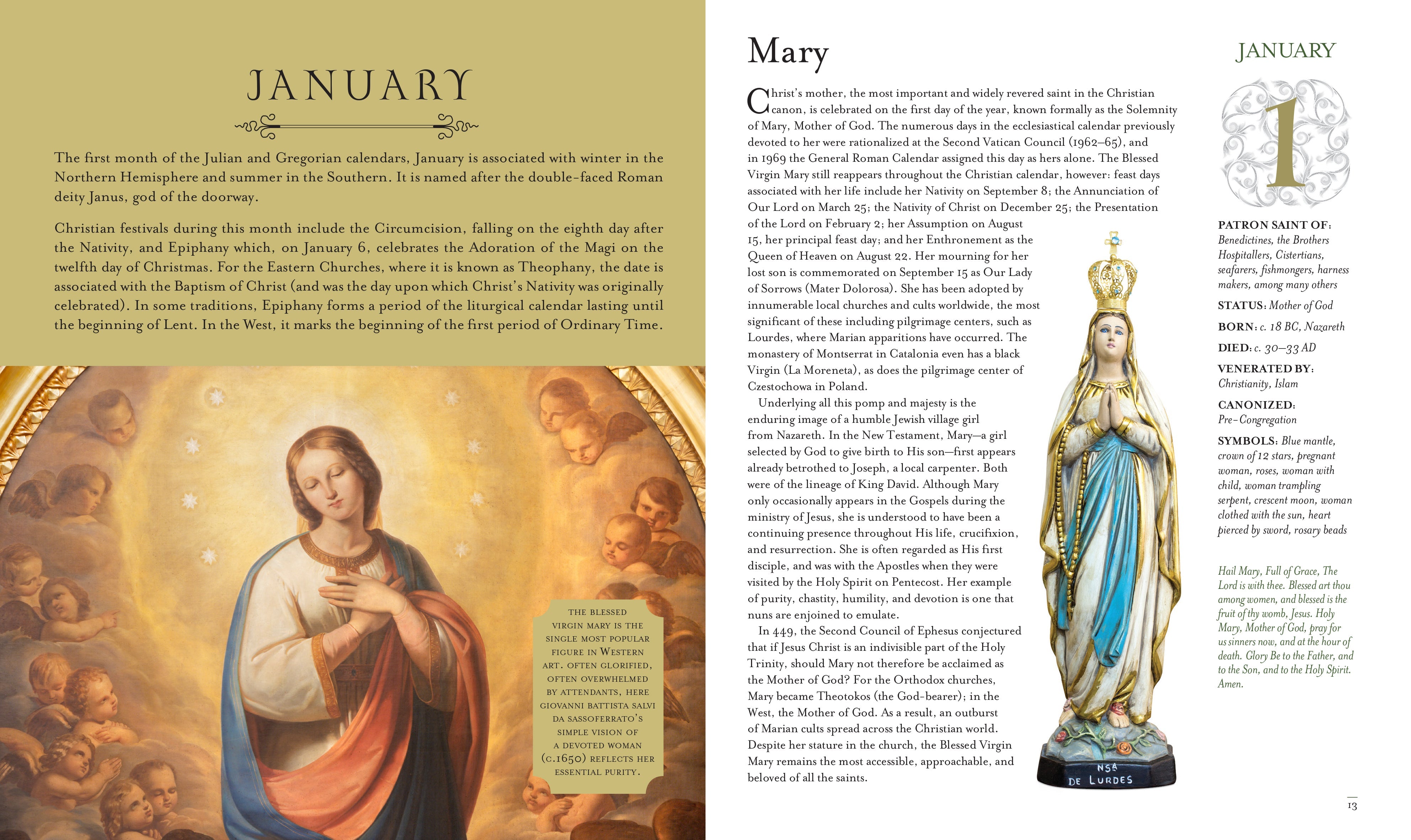 Hardcover book titled Saints by Insight Editions featuring religious artwork and illustrations on the cover.