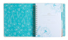 Hardcover Insight Editions Self-Care 12-Month Undated Planner with floral cover and weekly planning pages.