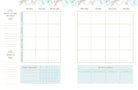 Hardcover Insight Editions Self-Care 12-Month Undated Planner with colorful cover and monthly pages for organization and wellness.