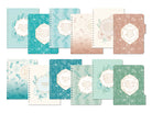 Hardcover Insight Editions Self-Care 12-Month Undated Planner with colorful interior pages and motivational quotes.