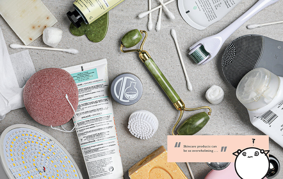 Hardcover book titled "Skincare Decoded" by Insight Editions with a clean, minimalist cover design.