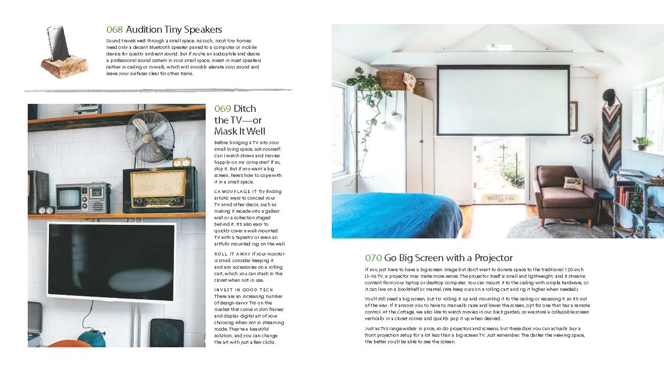 Hardcover book titled Small Space Style by Insight Editions, featuring interior design tips for compact living spaces.