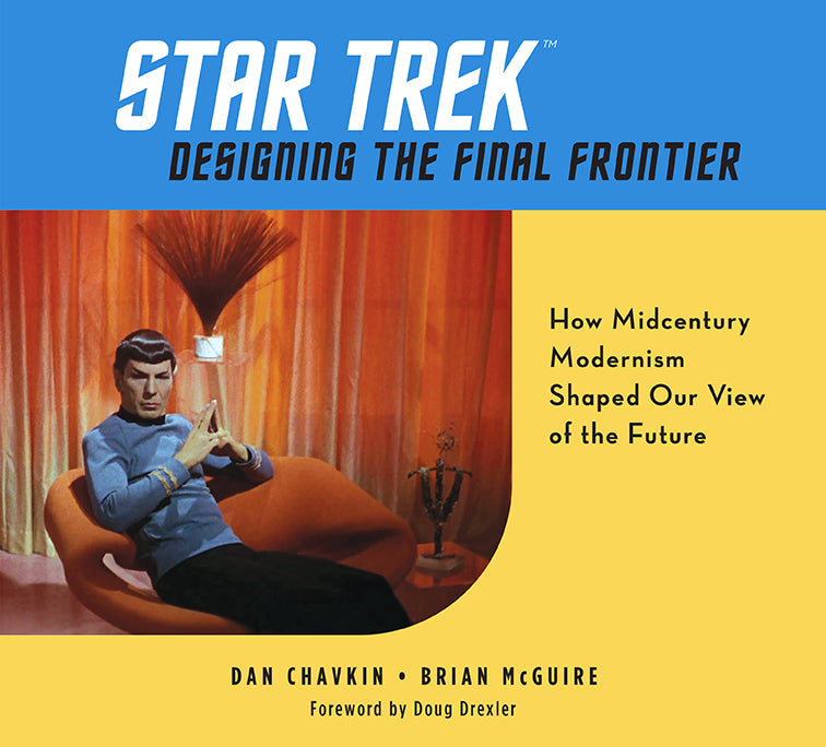 Hardcover book titled "Star Trek: Designing the Final Frontier" by Insight Editions, featuring a space-themed cover design.