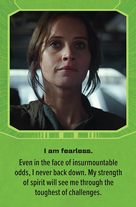 Hardcover Star Wars Affirmation Cards by Insight Editions featuring iconic characters and inspirational messages for fans.
