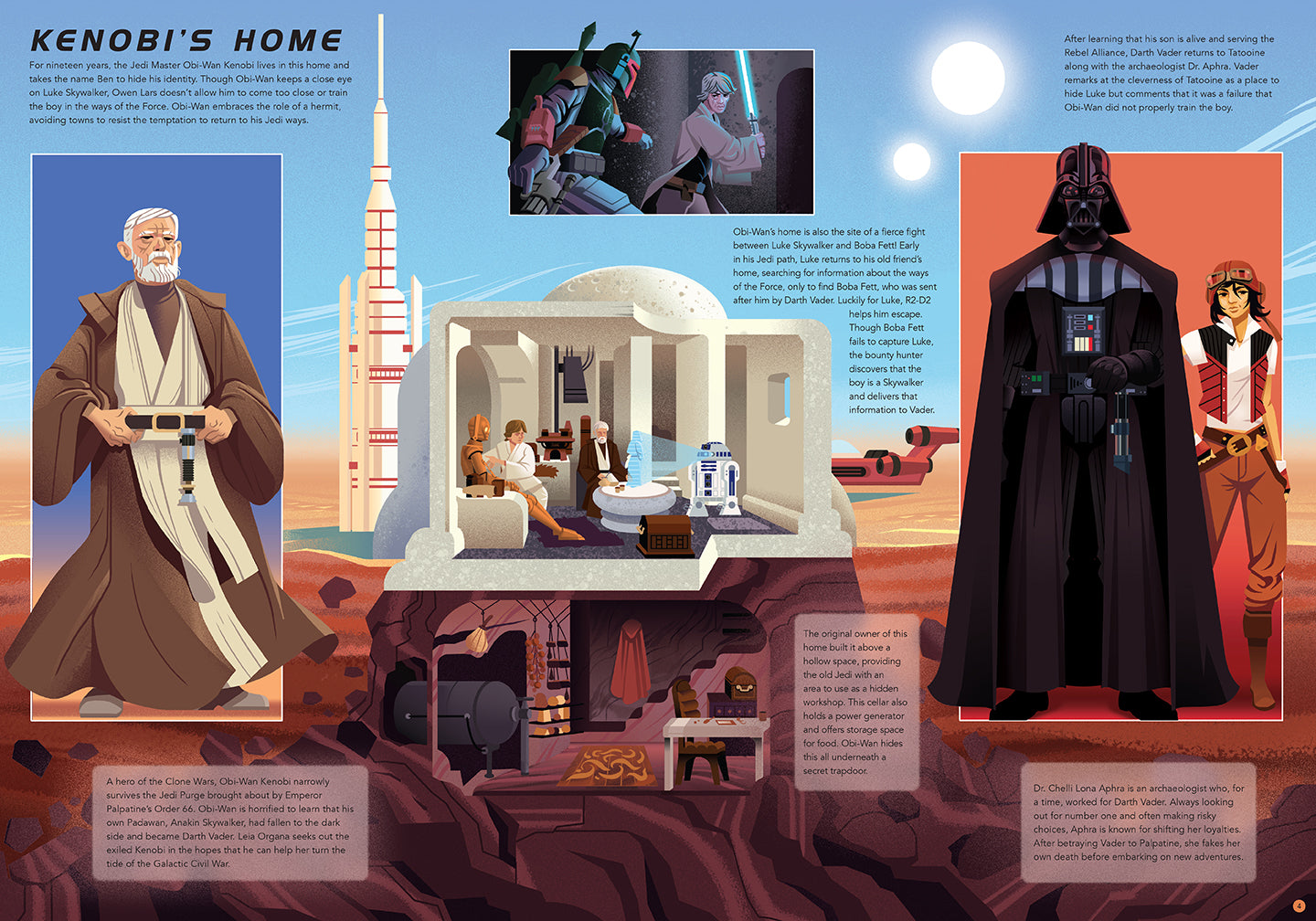 Hardcover of Star Wars: Exploring Tatooine by Insight Editions, featuring a detailed cover image of the desert planet.