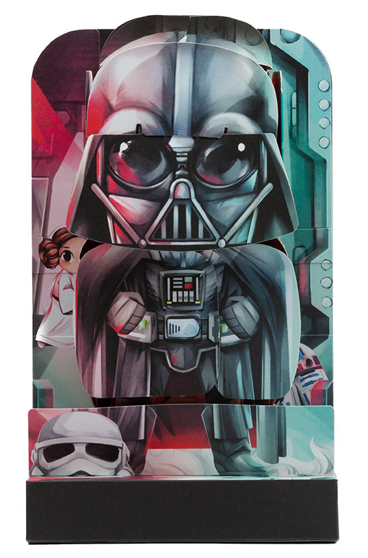 Hardcover Star Wars Flip Pop book featuring Darth Vader from Insight Editions with vivid cover artwork.