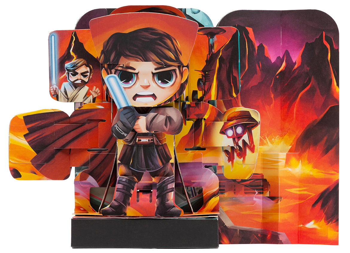 Hardcover Star Wars Flip Pop book featuring Darth Vader, published by Insight Editions with colorful pop-up illustrations.