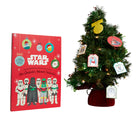 Hardcover Star Wars: The Galactic Advent Calendar by Insight Editions, featuring iconic characters and themed holiday design.