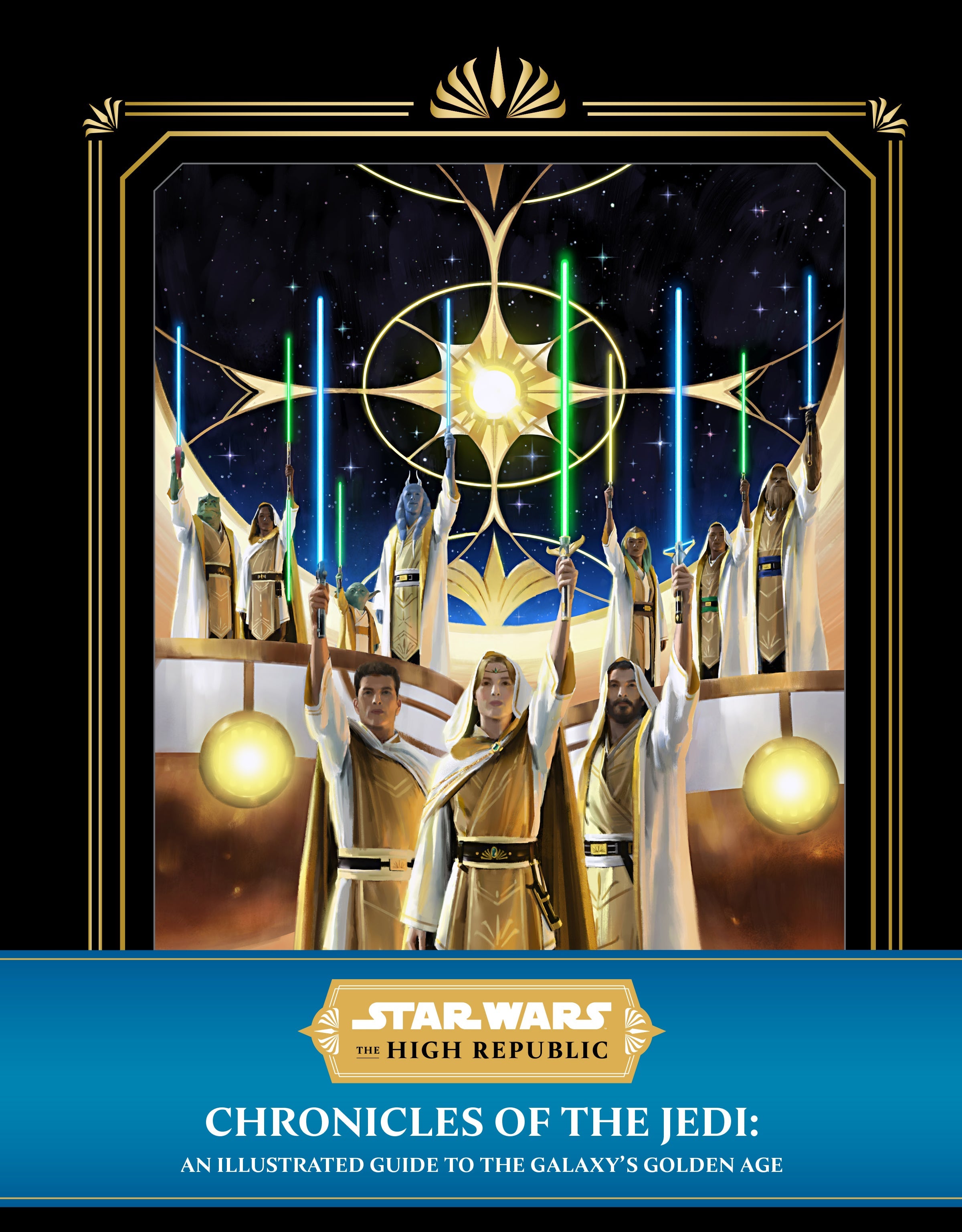 Hardcover of "Star Wars: The High Republic: Chronicles of the Jedi" by Insight Editions, featuring a detailed cover art.