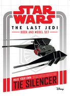 Hardcover Star Wars: The Last Jedi book and model by Insight Editions, featuring detailed cover art and collectible packaging.
