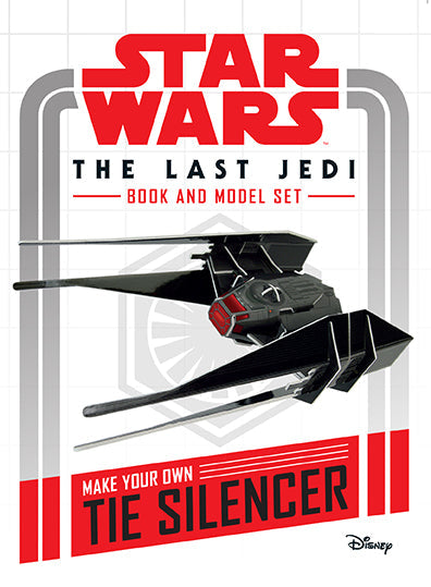 Hardcover Star Wars: The Last Jedi book and model by Insight Editions, featuring detailed cover art and collectible packaging.