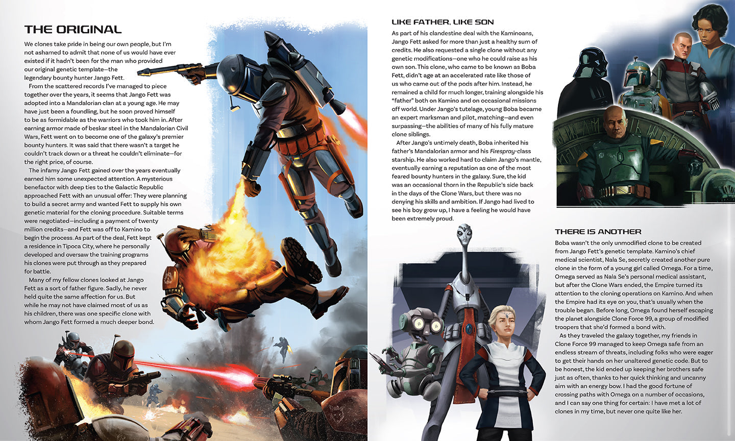 Hardcover book titled "Star Wars: The Secrets of the Clone Troopers" by Insight Editions, featuring cover art of clone troopers.