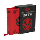 Hardcover of "Star Wars: The Tiny Book of Sith" by Insight Editions with dark cover and Sith logo design.