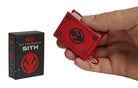 Hardcover copy of Star Wars: The Tiny Book of Sith by Insight Editions, featuring a dark-themed cover with Sith imagery.