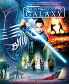 Hardcover copy of Star Wars: The Ultimate Pop-Up Galaxy by Insight Editions, featuring detailed space-themed pop-up illustrations.