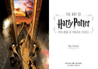 Inside view of the hardcover "The Art of Harry Potter" mini book by Insight Editions, showcasing magical place illustrations.