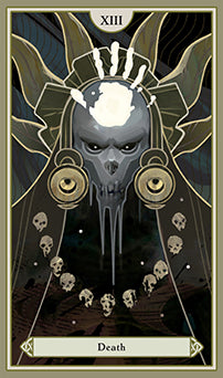 Hardcover The Elder Scrolls V: Skyrim Tarot Deck and Guidebook by Insight Editions, featuring illustrated tarot cards and instructional content.