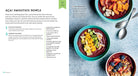Inside page of The Healthy Junior Chef Cookbook hardcover by Insight Editions, featuring colorful recipe illustrations and kid-friendly design.