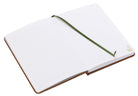 Hardcover The Lord of the Rings journal with charm, featuring intricate interior pages and detailed cover design.