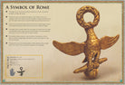 Hardcover copy of The Magnificent Book of Treasures: Ancient Rome by Insight Editions featuring detailed illustrations of Roman artifacts.