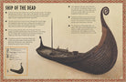 Hardcover copy of The Magnificent Book of Treasures: Vikings by Insight Editions, featuring detailed Viking artifacts and illustrations.