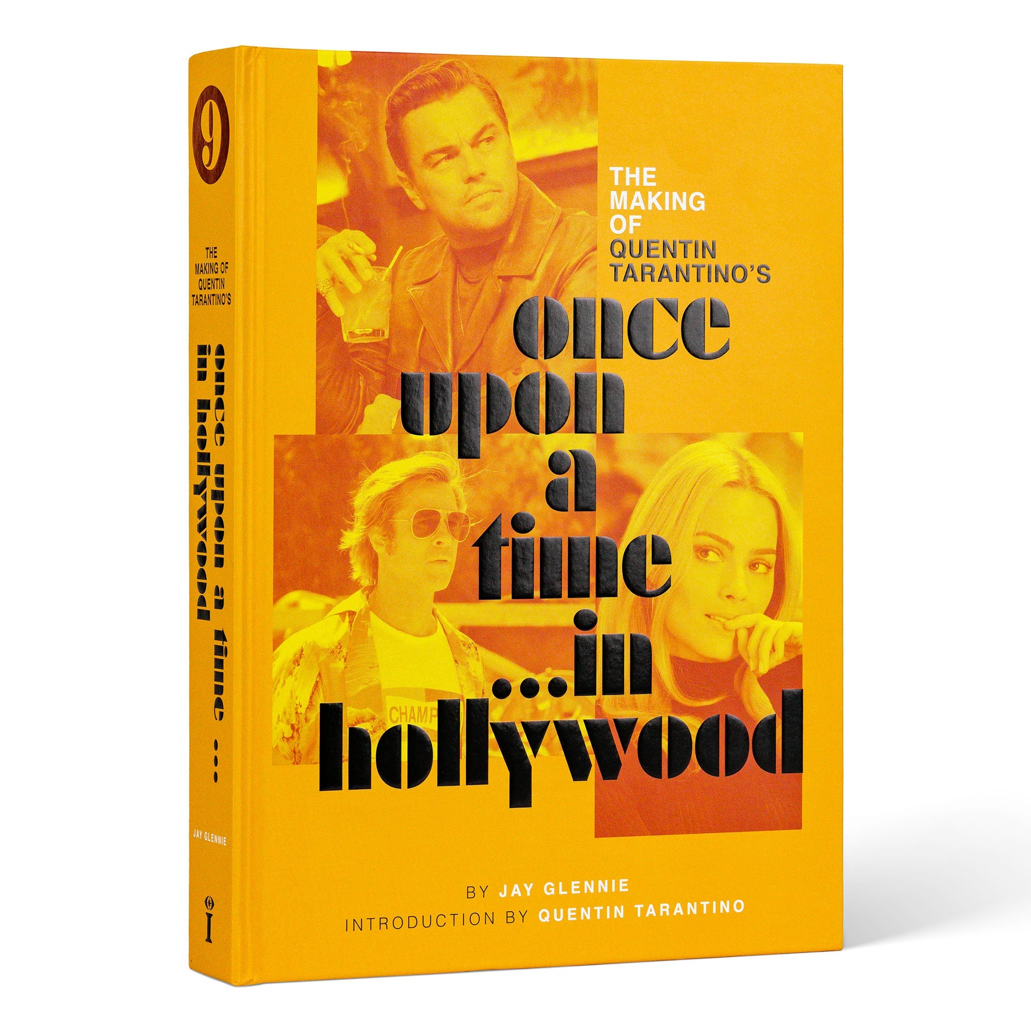 Hardcover book titled "The Making of Quentin Tarantino’s Once Upon a Time in Hollywood" by Insight Editions, featuring cover art.