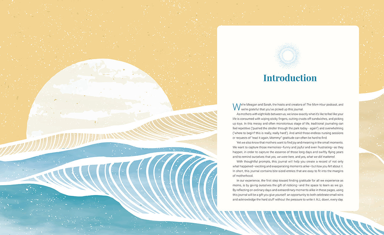 Hardcover Insight Editions The Mother’s Gratitude Journal with decorative cover and lined pages for daily reflections.