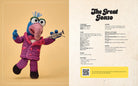 Close-up of the hardcover book "The Muppets Official Crochet Amigurumi" by Insight Editions with colorful cover art.