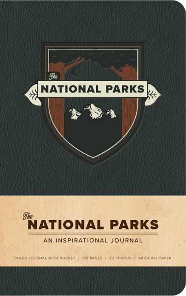 Hardcover Insight Editions journal titled "The National Parks" featuring scenic cover images of national park landscapes.