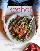 Hardcover copy of "The New Kosher" book by Insight Editions with a textured cover and title embossed on the front.