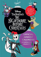 Hardcover The Nightmare Before Christmas: Ghoulish Delights Advent Calendar by Insight Editions featuring spooky holiday illustrations.