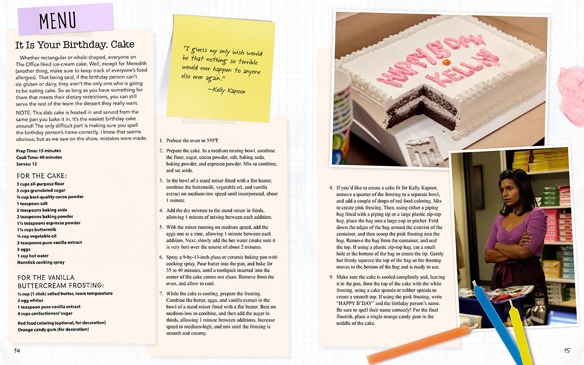 Hardcover book titled "The Office: The Official Party Planning Guide to Planning Parties" by Insight Editions, featuring colorful cover art.