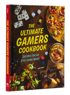 Hardcover of The Ultimate Gamers Cookbook by Insight Editions featuring gaming-themed recipes and colorful cover design.