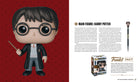 Inside view of The World of Funko Harry Potter hardcover book by Insight Editions, featuring colorful illustrations and collectible designs.