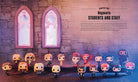 Inside view of The World of Funko: Harry Potter hardcover book by Insight Editions, featuring colorful Harry Potter illustrations and artwork.