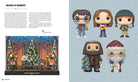 Open hardcover book from The World of Funko: Harry Potter by Insight Editions, featuring colorful illustrations and interior pages.