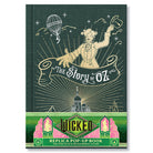 Hardcover replica pop-up book of Wicked: The Story of Oz and the Wonderful Wizard by Insight Editions, featuring colorful cover art.