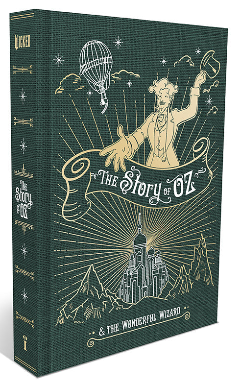 Inside view of the hardcover Wicked: The Story of Oz & the Wonderful Wizard replica pop-up book by Insight Editions.
