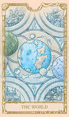 Hardcover World of Warcraft: The Official Tarot Deck and Guidebook by Insight Editions, featuring tarot cards and guide pages inside.