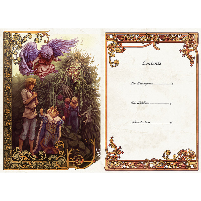 Hardcover edition of Critical Role: Der Katzenprinz & Other Zemnian Tales by Insight Editions with jacket, featuring fantasy artwork.