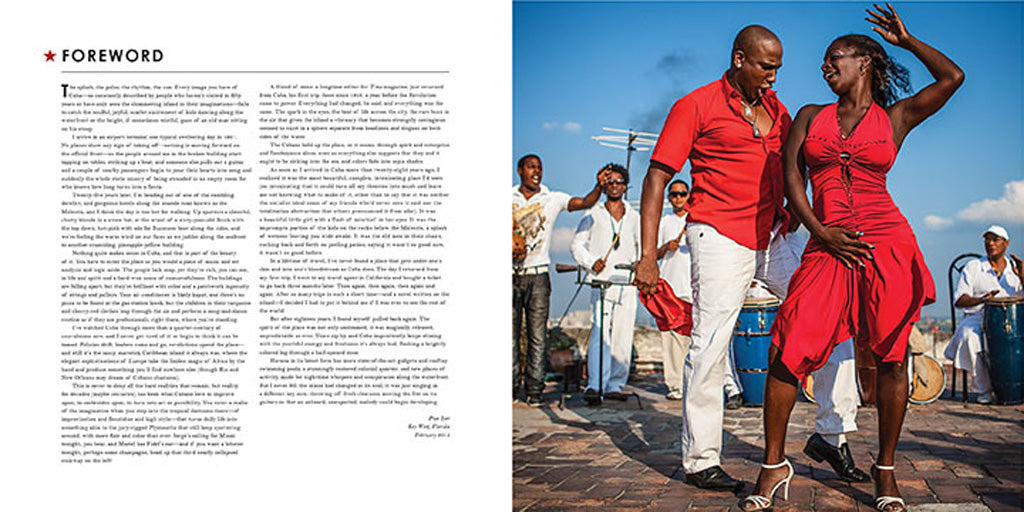 Hardcover book titled "Cuba: This Moment, Exactly So" with a protective jacket by Insight Editions.