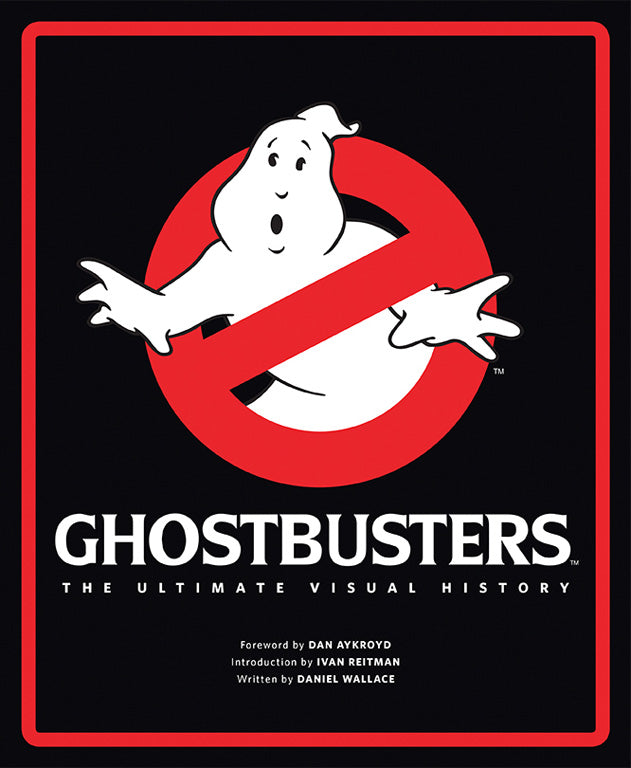 Hardcover Ghostbusters book with jacket cover by Insight Editions, featuring iconic ghostbusters imagery.