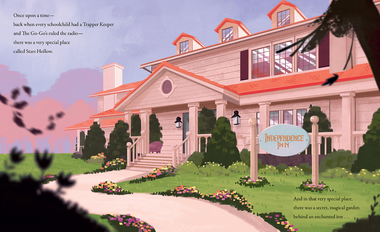 Hardcover edition of Gilmore Girls: At Home in Stars Hollow with protective jacket by Insight Editions, featuring a detailed cover design.