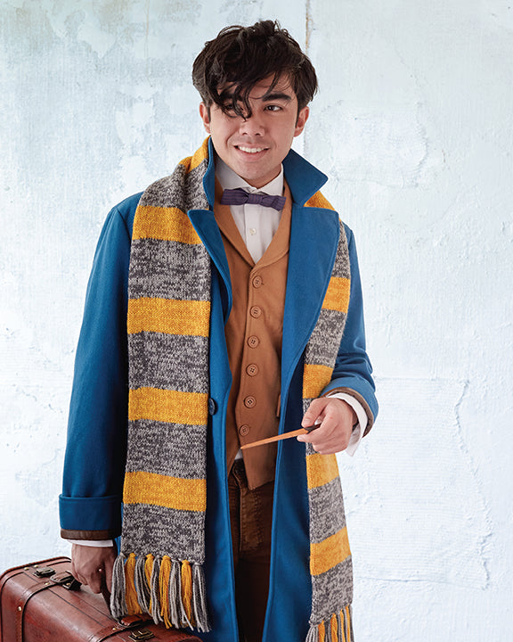 Hardcover Harry Potter knitting pattern book with jacket by Insight Editions, featuring magical designs from Hogwarts and beyond.