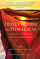 Hardcover book with jacket titled "Hollywood to the Himalayas" by Insight Editions, featuring a scenic cover image.