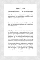 Hardcover book titled "Hollywood to the Himalayas" with a decorative jacket by Insight Editions, featuring a scenic cover image.
